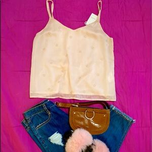Spaghetti strap cami top